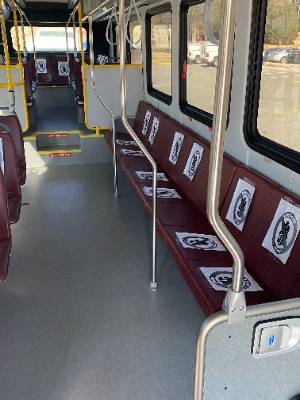 electric bus seating chart for students
