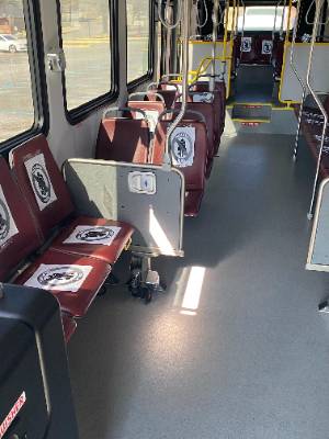 electric bus seating for students
