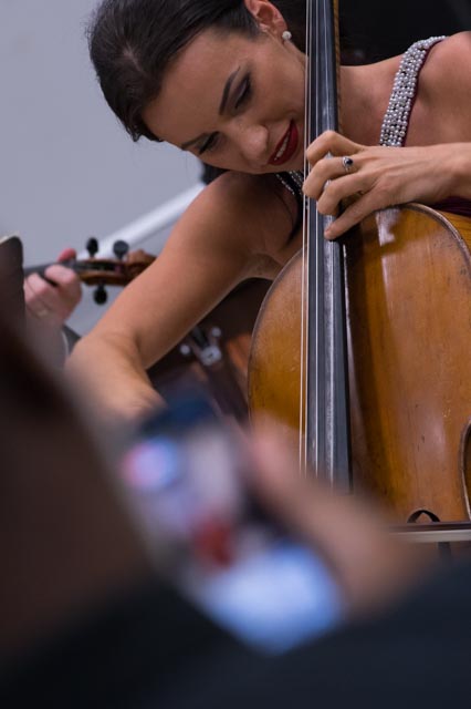 A Performing Arts student plays the cello