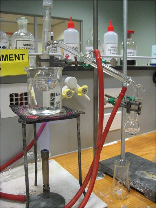 Photo of chemistry lab equipment