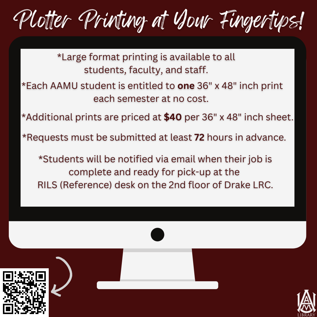 Plotter Printing at Your Fingertips flyer